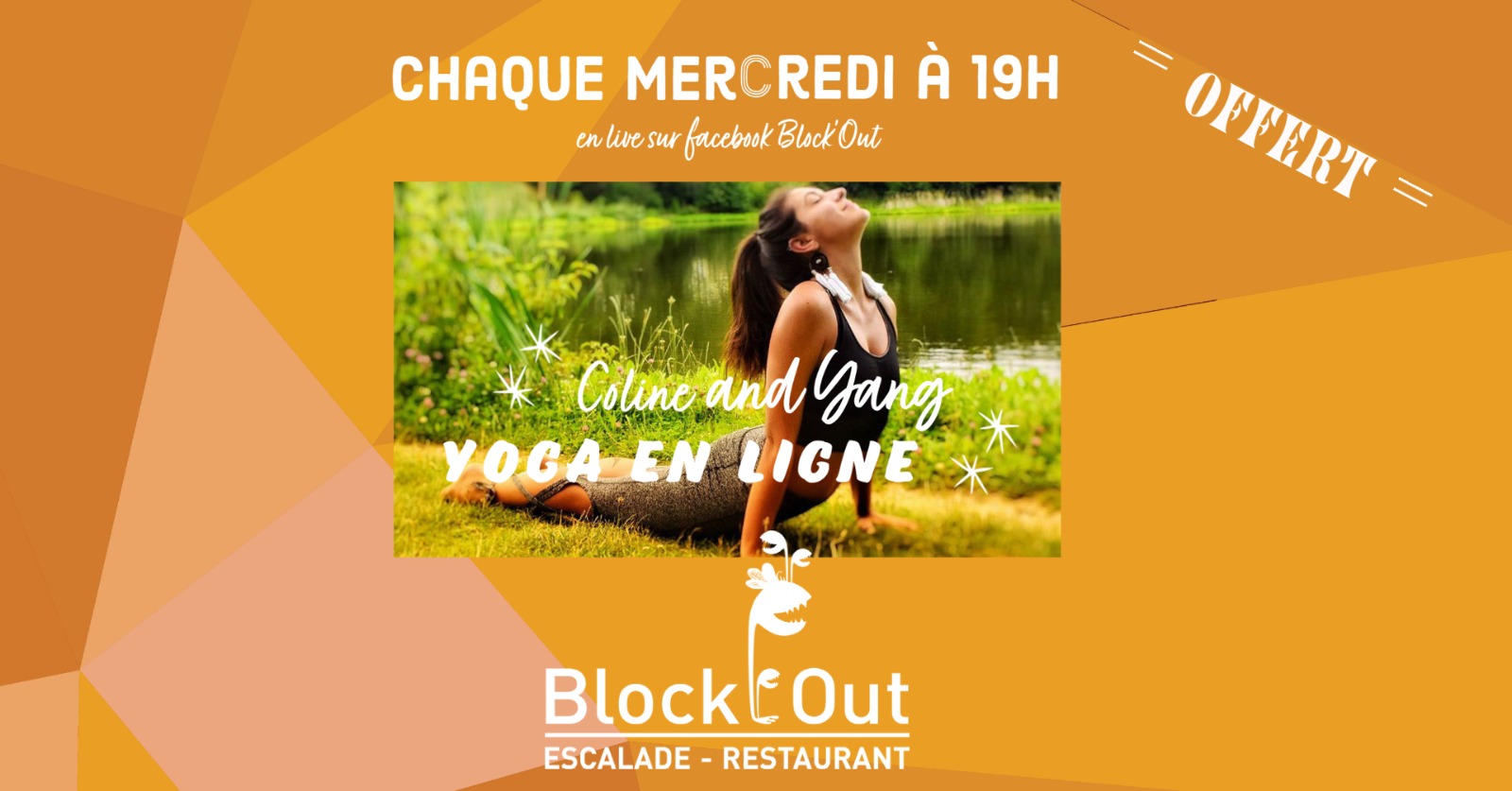 Block’Out en live avec Coline and Yang : 6 séances de Yoga gratuites ! 